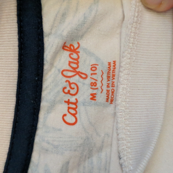 Boys Cat&Jack Shirt Medium 8-10, Light Pink - Picture 2 of 3